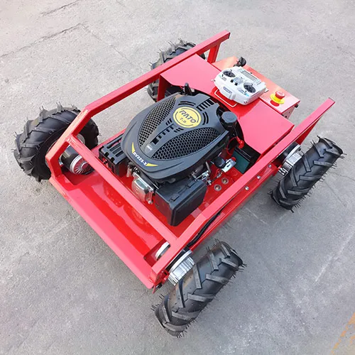cordless remote lawn mower