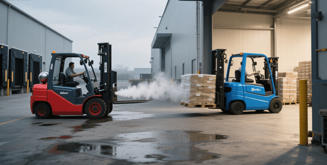Electric Motor Rider Forklifts