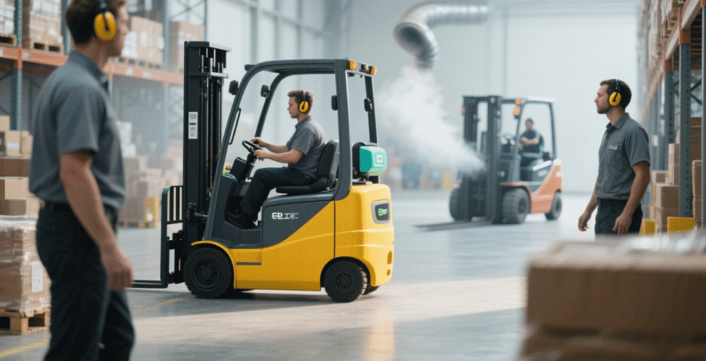 Electric Motor Rider Forklifts