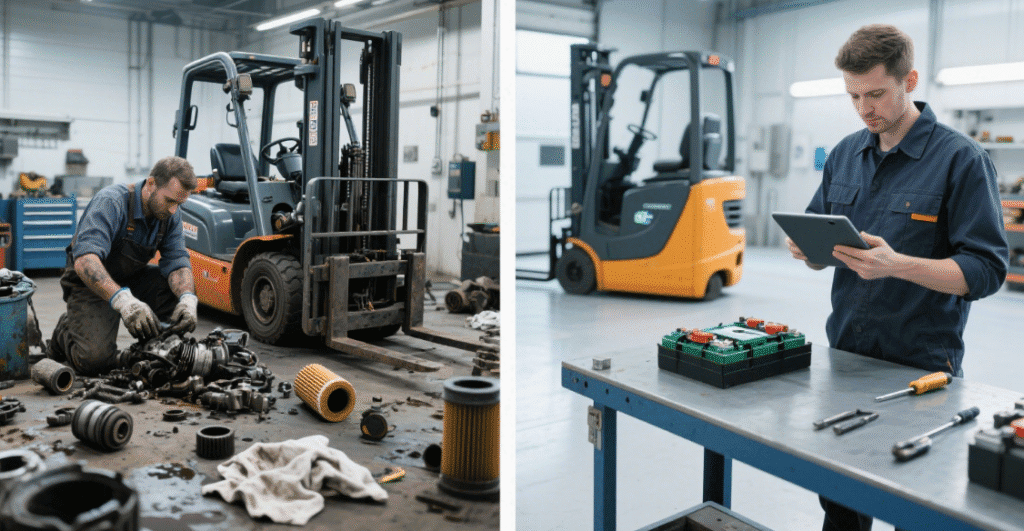 Electric Motor Rider Forklifts