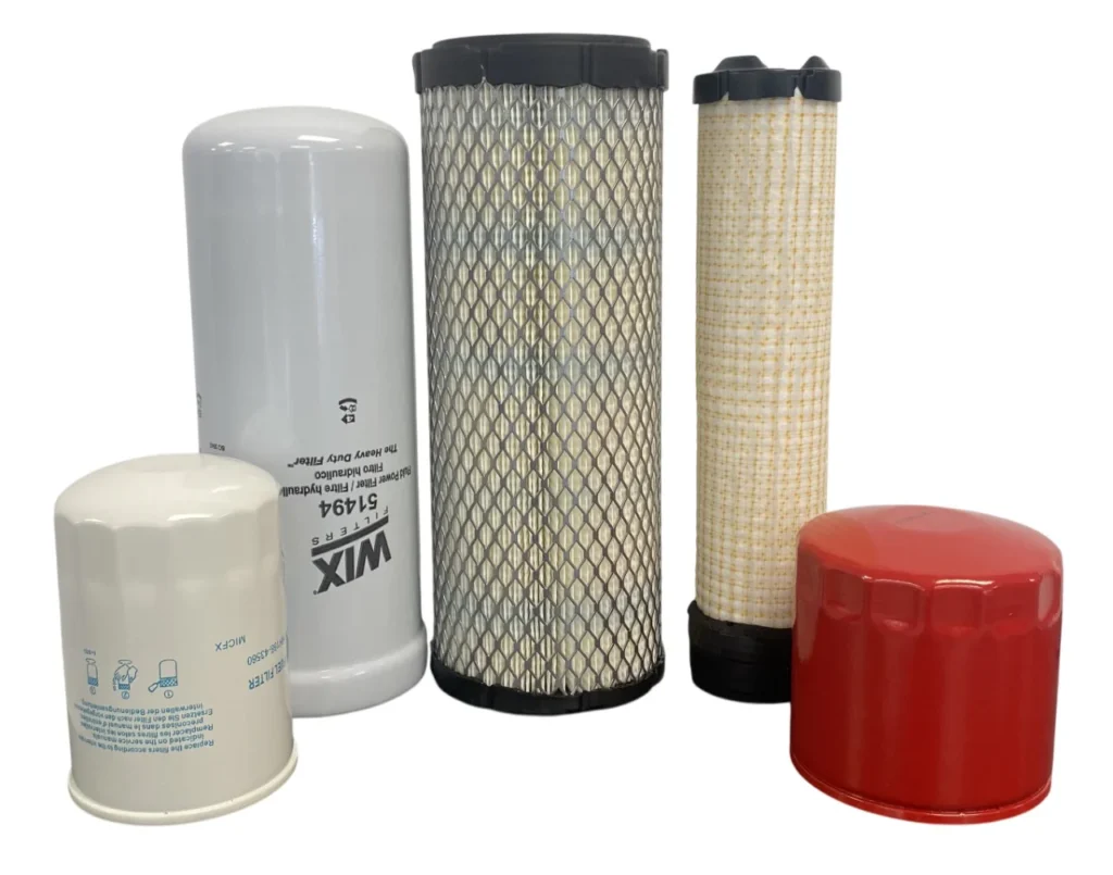 Mini skid steer hydraulic filter replacement